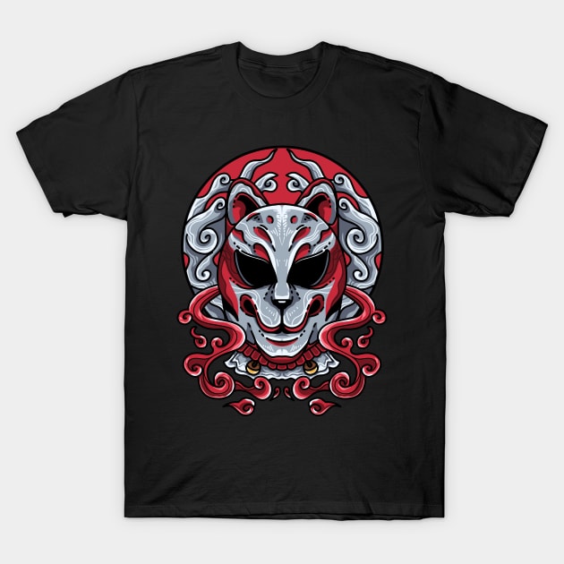 fox mask T-Shirt by erdesign